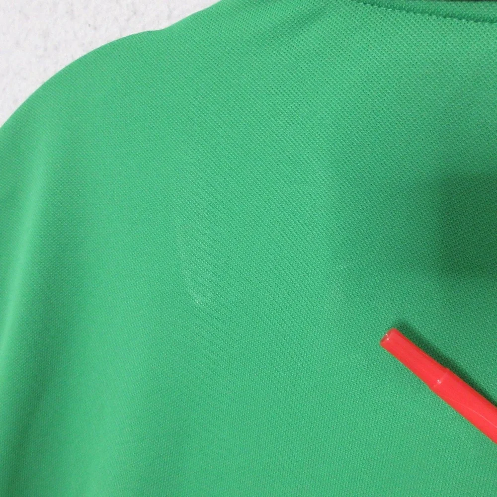 Polo Ralph Lauren Polo Shirt Men Medium Green Performance Logo Preppy Sporty‎